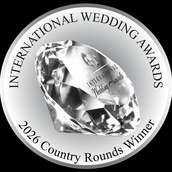International Wedding Awards 2026 Country Rounds Winner badge